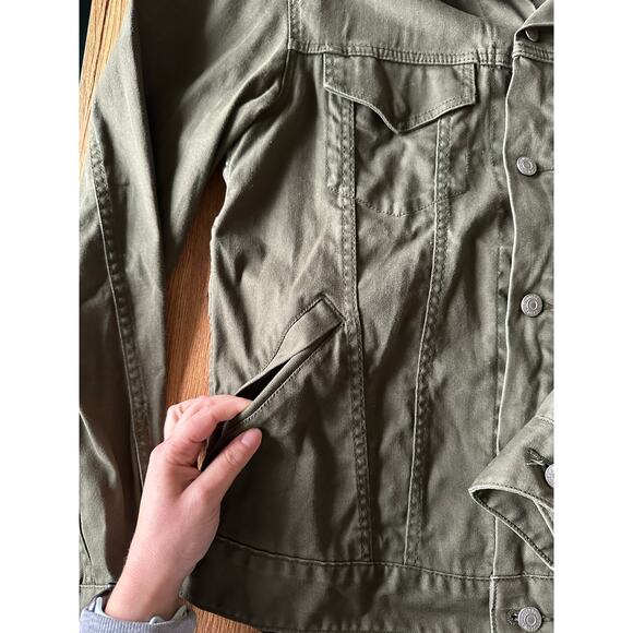 Levi's Men's Utility Arm Green Jacket Size Medium - Picture 3 of 8